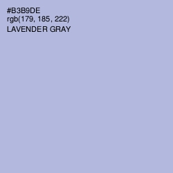 #B3B9DE - Lavender Gray Color Image