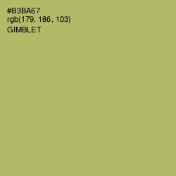 #B3BA67 - Gimblet Color Image