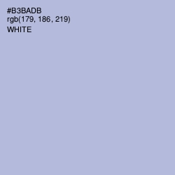 #B3BADB - Lavender Gray Color Image