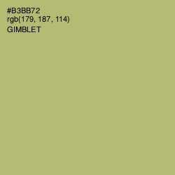 #B3BB72 - Gimblet Color Image