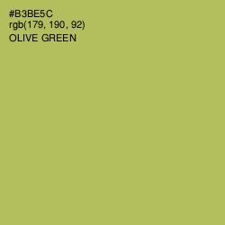 #B3BE5C - Olive Green Color Image