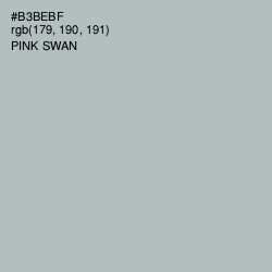 #B3BEBF - Pink Swan Color Image