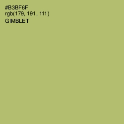 #B3BF6F - Gimblet Color Image