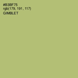 #B3BF75 - Gimblet Color Image