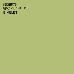 #B3BF76 - Gimblet Color Image