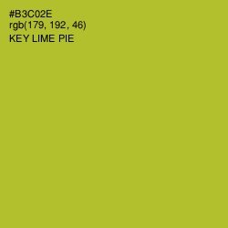 #B3C02E - Key Lime Pie Color Image