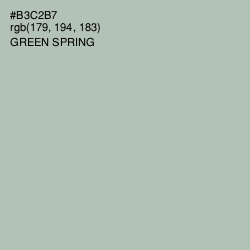#B3C2B7 - Green Spring Color Image