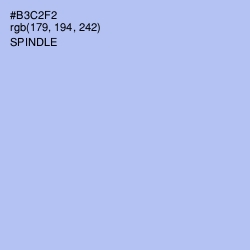 #B3C2F2 - Spindle Color Image