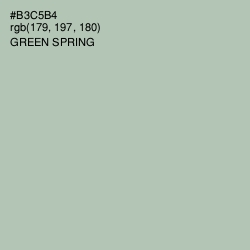 #B3C5B4 - Green Spring Color Image