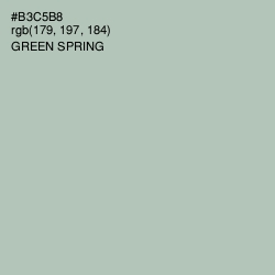 #B3C5B8 - Green Spring Color Image