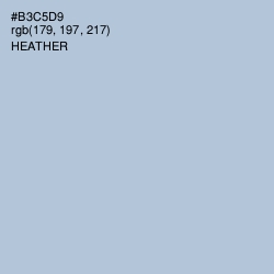 #B3C5D9 - Heather Color Image