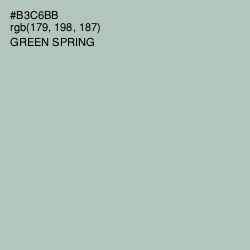 #B3C6BB - Green Spring Color Image