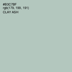 #B3C7BF - Clay Ash Color Image