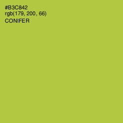 #B3C842 - Conifer Color Image
