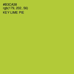 #B3CA38 - Key Lime Pie Color Image