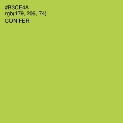 #B3CE4A - Conifer Color Image