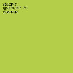 #B3CF47 - Conifer Color Image