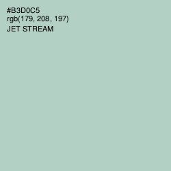 #B3D0C5 - Jet Stream Color Image