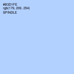 #B3D1FE - Spindle Color Image