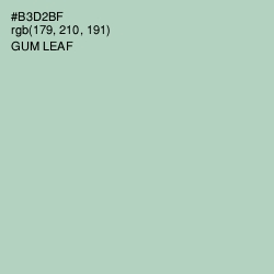 #B3D2BF - Gum Leaf Color Image