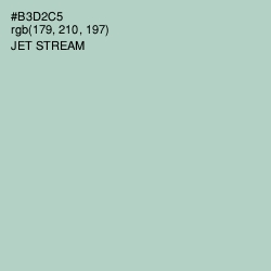 #B3D2C5 - Jet Stream Color Image