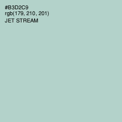 #B3D2C9 - Jet Stream Color Image