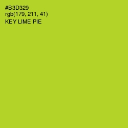 #B3D329 - Key Lime Pie Color Image