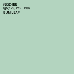 #B3D4BE - Gum Leaf Color Image