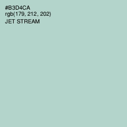 #B3D4CA - Jet Stream Color Image