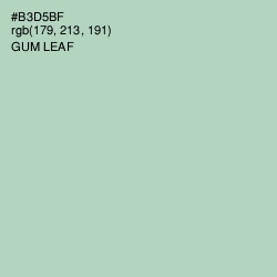 #B3D5BF - Gum Leaf Color Image