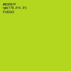 #B3D61F - Fuego Color Image