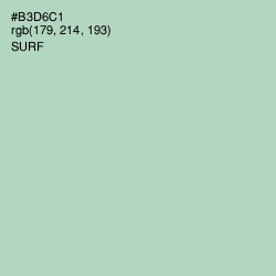 #B3D6C1 - Surf Color Image