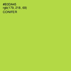 #B3DA45 - Conifer Color Image