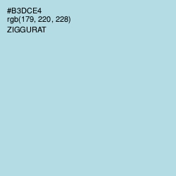 #B3DCE4 - Ziggurat Color Image