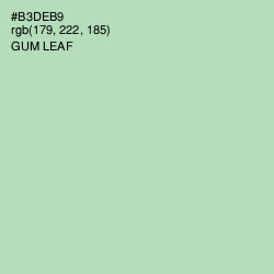 #B3DEB9 - Gum Leaf Color Image