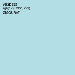 #B3DEE5 - Ziggurat Color Image