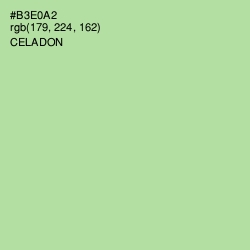 #B3E0A2 - Celadon Color Image