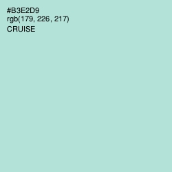 #B3E2D9 - Cruise Color Image