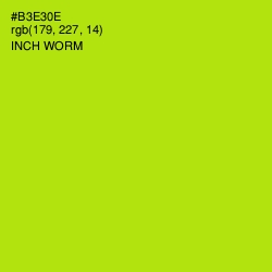 #B3E30E - Inch Worm Color Image