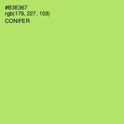 #B3E367 - Conifer Color Image