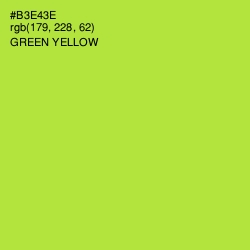 #B3E43E - Green Yellow Color Image