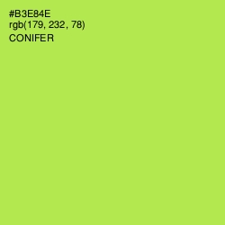 #B3E84E - Conifer Color Image