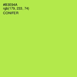 #B3E94A - Conifer Color Image