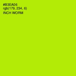 #B3EA06 - Inch Worm Color Image