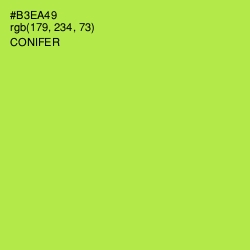 #B3EA49 - Conifer Color Image