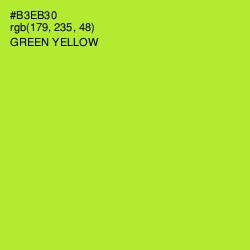 #B3EB30 - Green Yellow Color Image