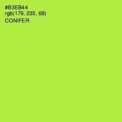 #B3EB44 - Conifer Color Image