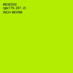 #B3ED02 - Inch Worm Color Image