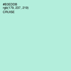 #B3EDDB - Cruise Color Image