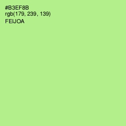 #B3EF8B - Feijoa Color Image